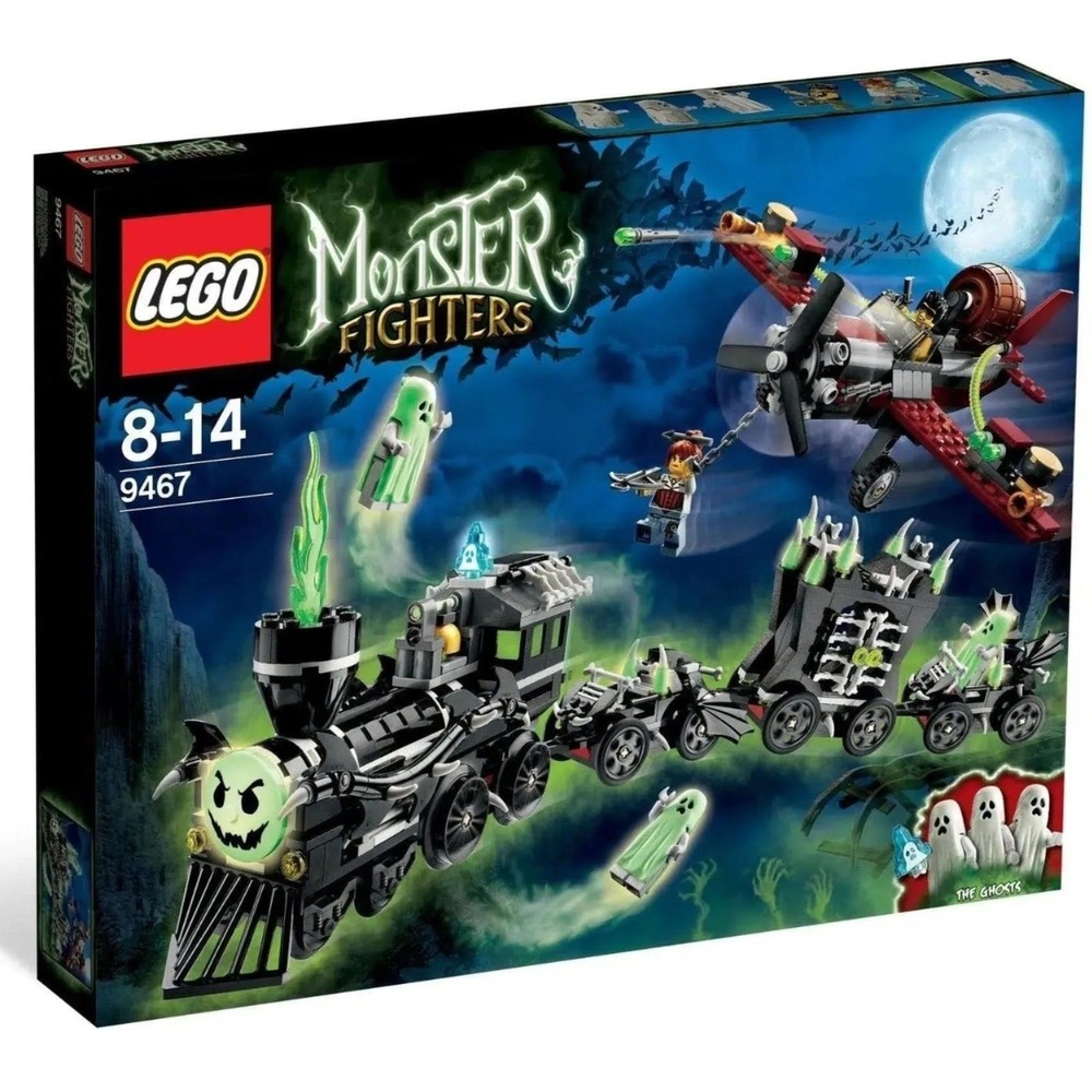 New NIB Lego 9467 Monster Fighters: The Ghost Train minor box edge wear